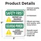 Signmission Safety Culture Sign, 3.5 in Width, Vinyl Decal, Rectangle OS-2PACK-SF-D-35-L-10856 - alternate 2